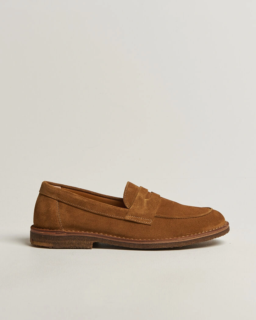 Astorflex Sadelflex Loafers Whiskey Suede – Marrone