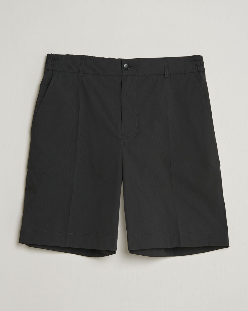 Moncler Lightweight Seersucker Shorts Black – Nero