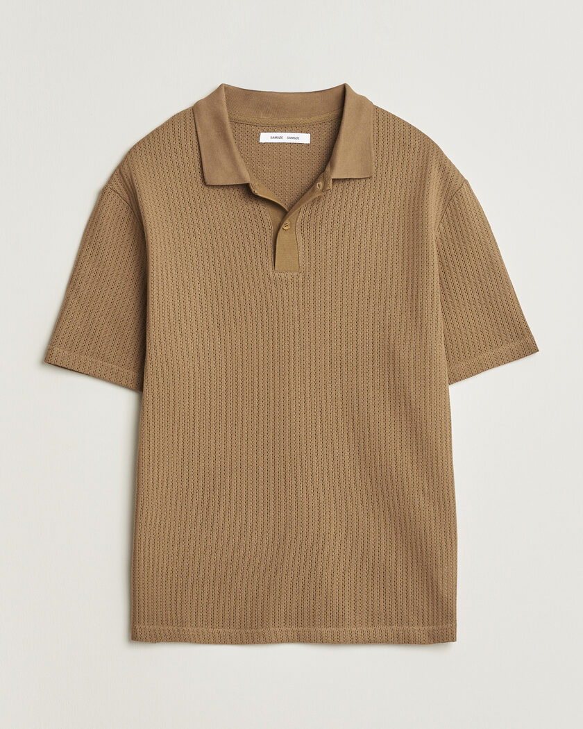 Samsøe Samsøe Jase Polo Kangaroo – Marrone
