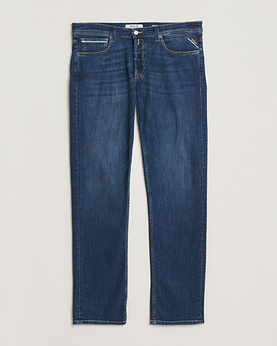 Replay Grover Straight Fit Powerstretch Jeans Medium Blue – Blu