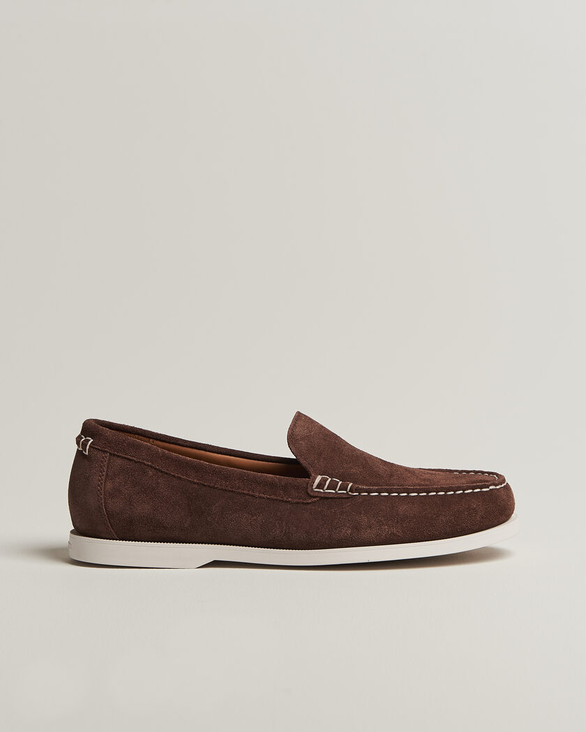 Polo Ralph Lauren Merton Casual Suede Loafers Dark Brown – Marrone