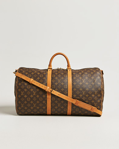 Louis Vuitton Pre-Owned Keepall Bandouliére 55 Monogram – Marrone