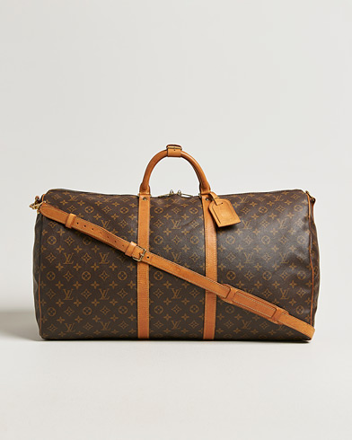 Louis Vuitton Pre-Owned Keepall Bandouliére 60 Monogram – Marrone