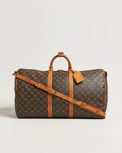 Louis Vuitton Pre-Owned Keepall Bandouliére 55 Monogram – Marrone