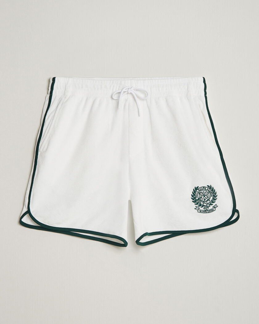 Polo Ralph Lauren Terry Shorts White – Bianco