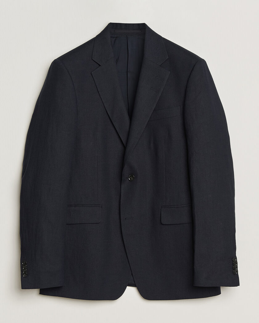 Tiger of Sweden Justin Linen Suit Blazer Midnight Blue – Blu