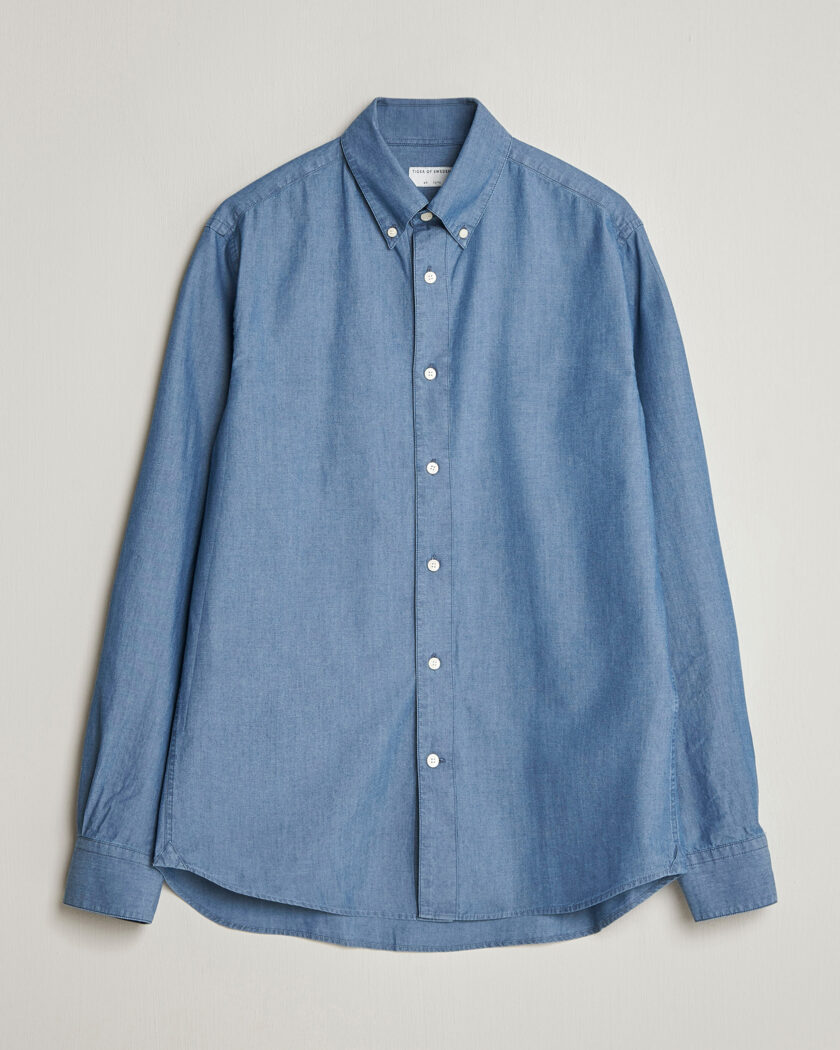 Tiger of Sweden Bjorn Denim Shirt Bering Sea – Blu