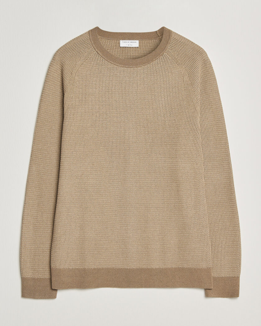 Tiger of Sweden Martin Knitted Sweater Umber Brown – Marrone