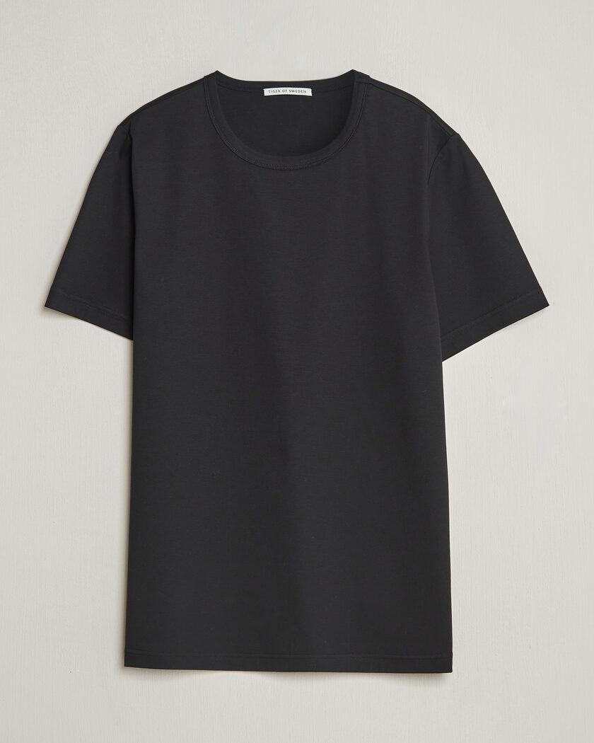Tiger of Sweden Olaf Mercerized Cotton T-Shirt Black – Nero