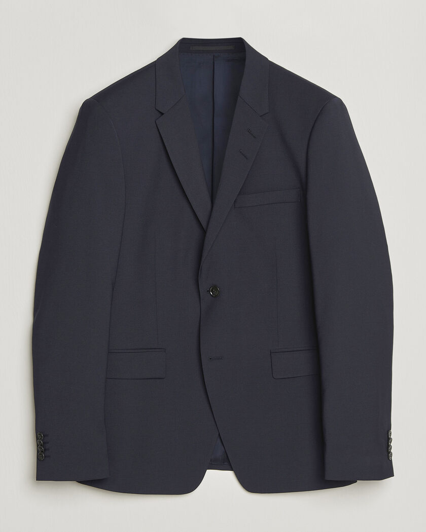 Tiger of Sweden Jamie Wool Travel Suit Blazer Dark Ink – Blu