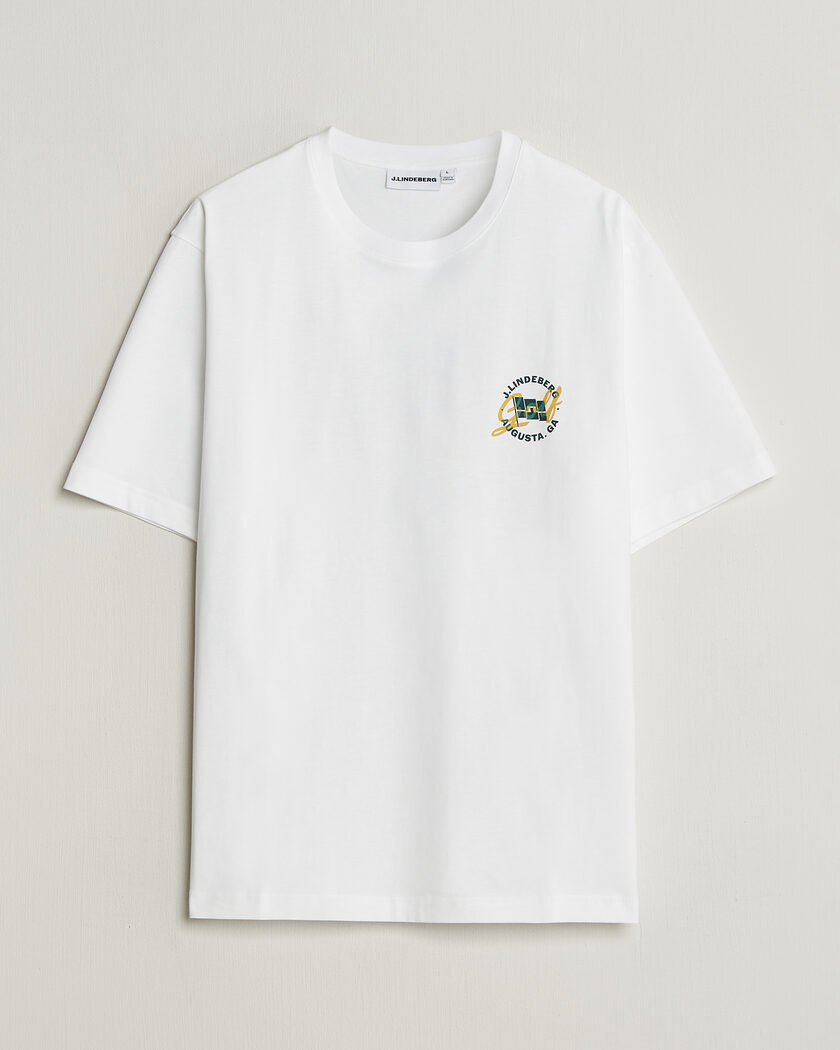 J.Lindeberg Parcie Tour T-Shirt White – Bianco