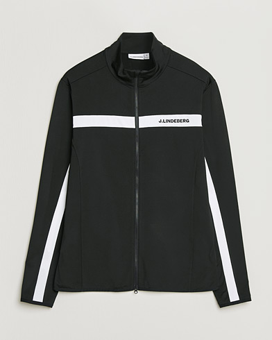 J.Lindeberg Jarvis Mid Layer Full Zip Black – Nero
