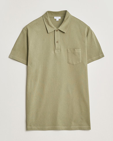 Sunspel Riviera Polo Shirt Pistachio – Verde