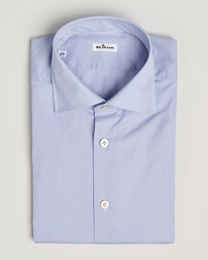Kiton Slim Fit Dress Shirt Light Blue – Blu