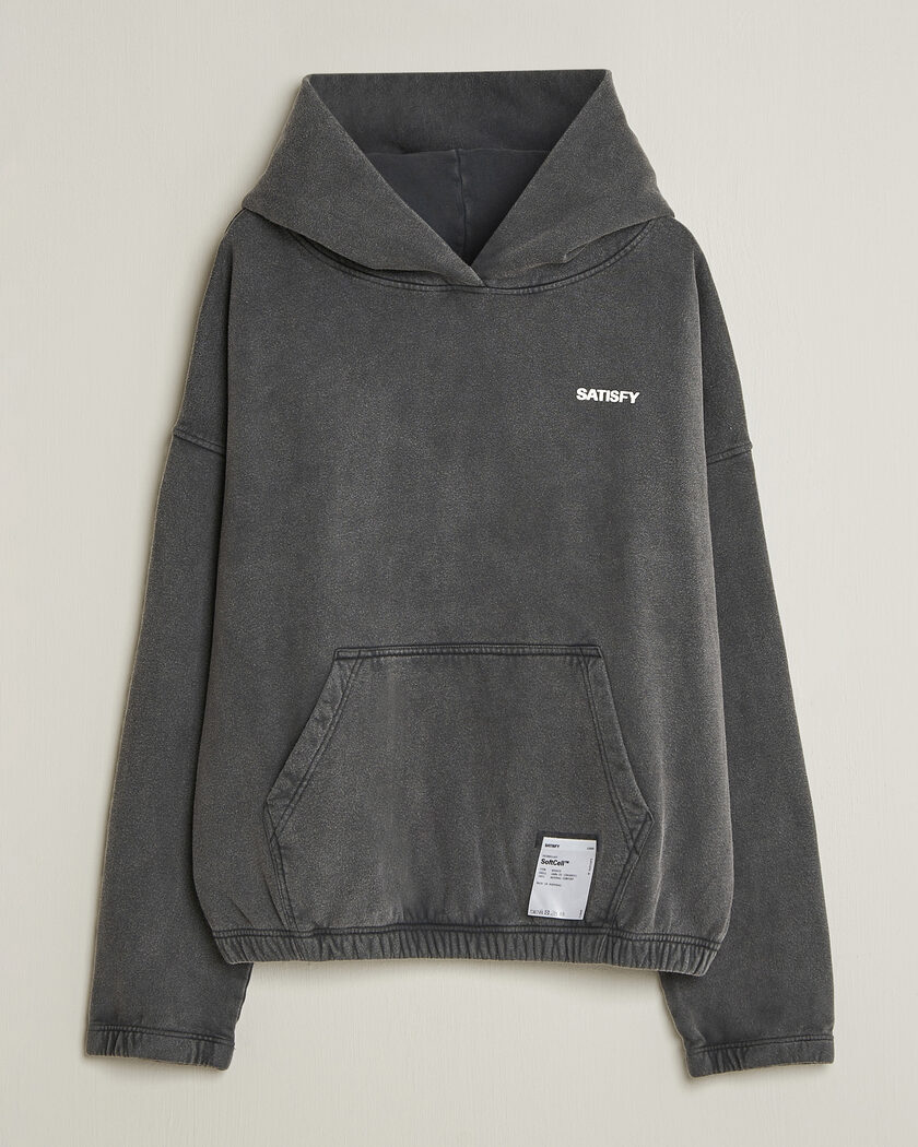 Satisfy SoftCell Hoodie Aged Black – Nero
