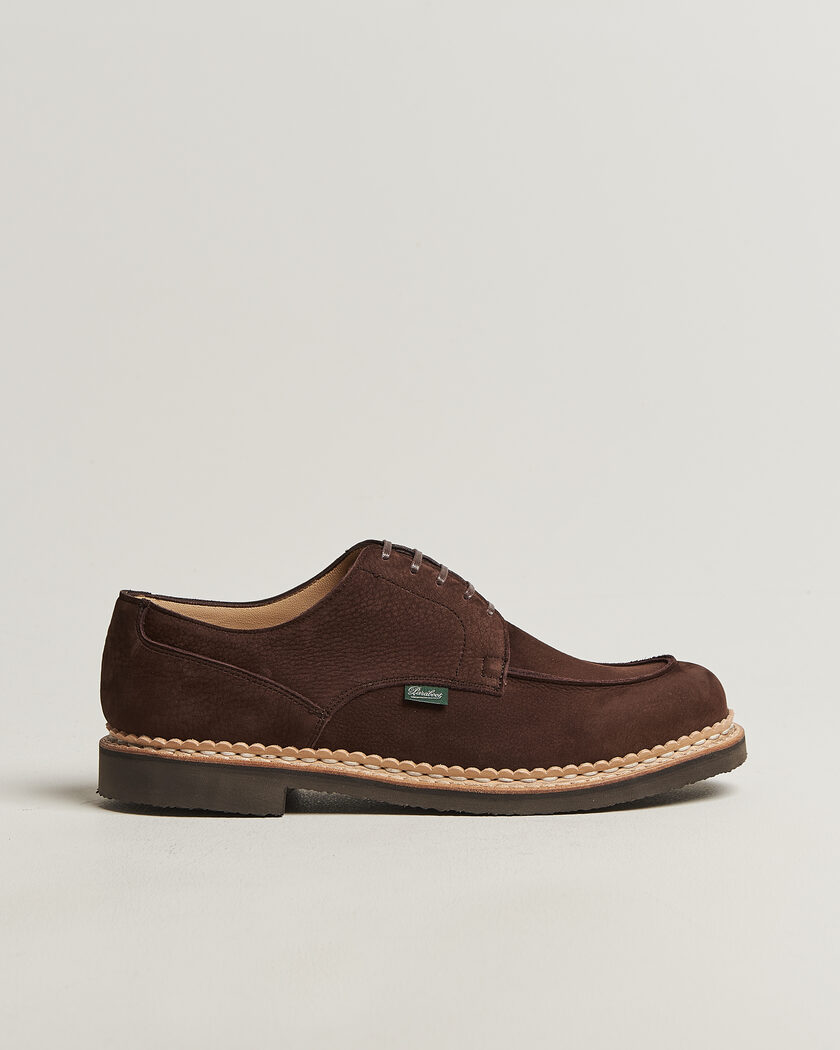 Paraboot Chambord Derby Chocolate Nubuck – Marrone