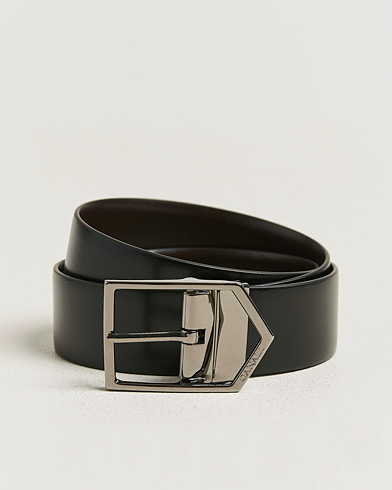 Canali Reversible Leather Belt Black/Brown – Multicolore