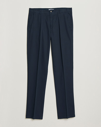 Boglioli Regular Fit Cotton Chinos Navy – Blu