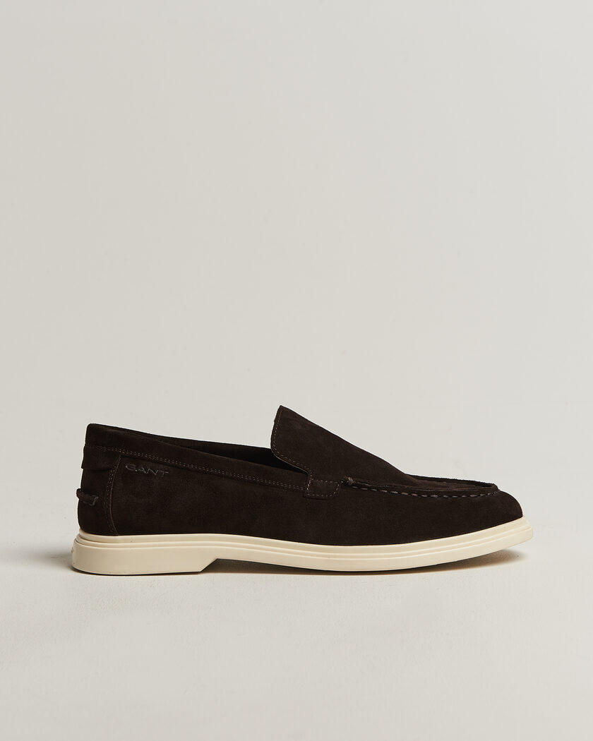 Gant Boery Suede Loafer Dark Brown – Marrone