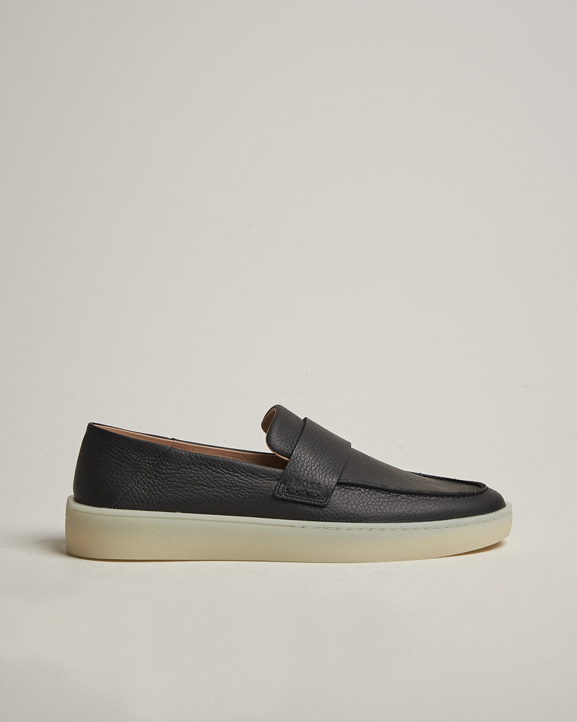 BOSS BLACK Randal Leather Loafer Black – Nero