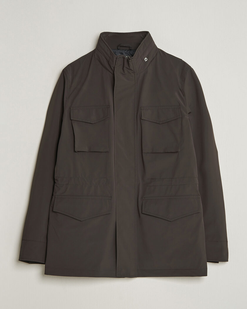 Oscar Jacobson M65 Nylon Field Jacket Brown – Marrone