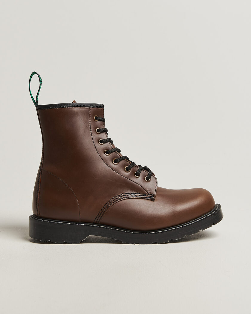 Solovair 8 Eye Derby Boot Gaucho – Marrone