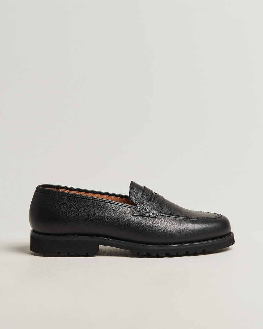 Myrqvist for Care of Carl Myrqvist Stenhammar II Vibram Loafer Black Grained Calf – Nero