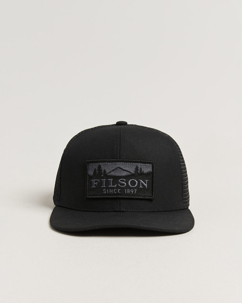 Filson Scenic Waxed Logger Mesh Cap Black – Nero