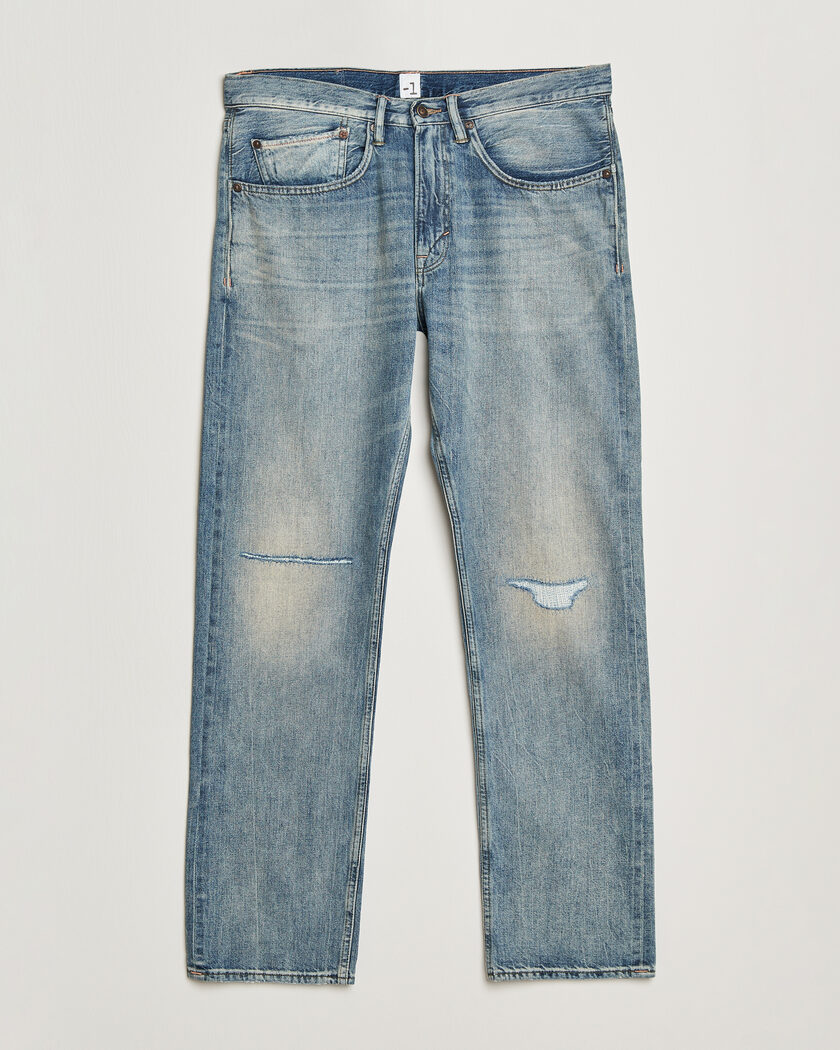 -1 Nordic Denim Regular Fit Selvedge Jeans Summer Breeze – Blu