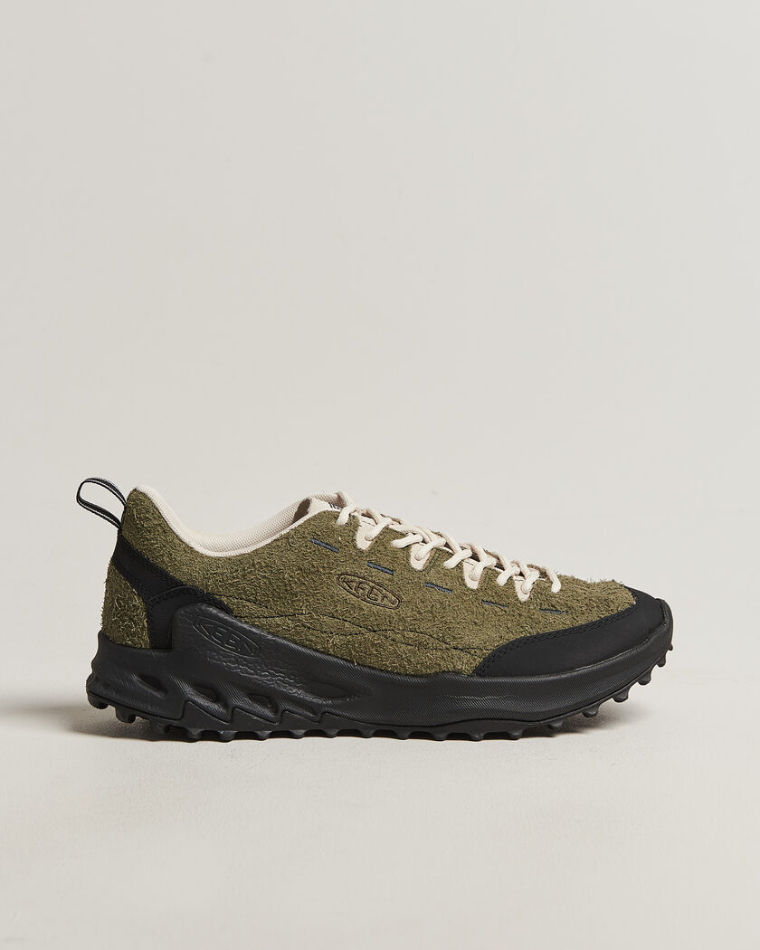 KEEN Jasper Zionic Suede Sneaker Dark Olive – Verde