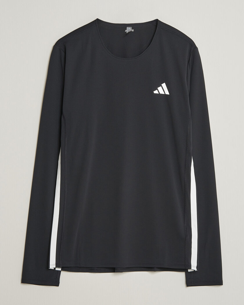 adidas Performance ADIZERO Running Long Sleeve T-Shirt Black – Nero