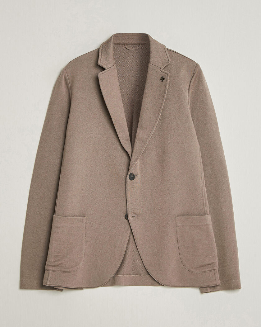 Gran Sasso Wool Knitted Blazer Brown – Marrone