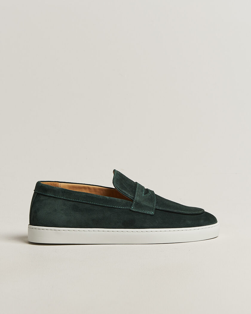 Fliteless Suede Penny Sneaker Green – Verde