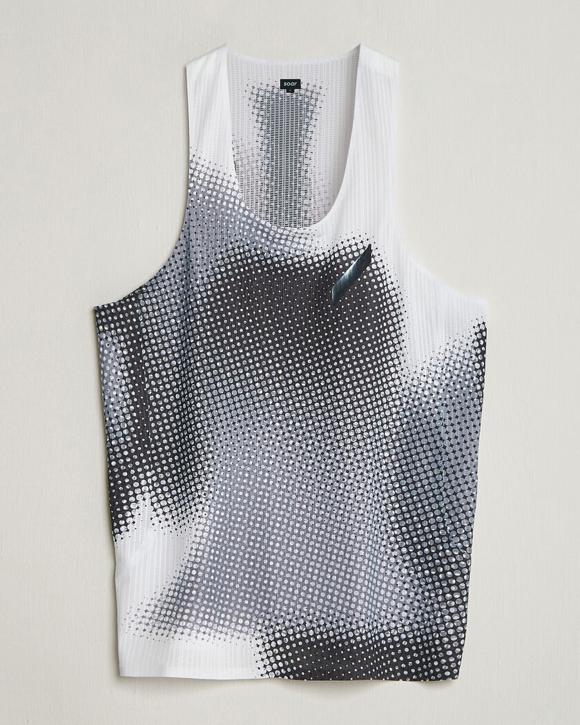 SOAR Running Race Vest Black/White – Nero