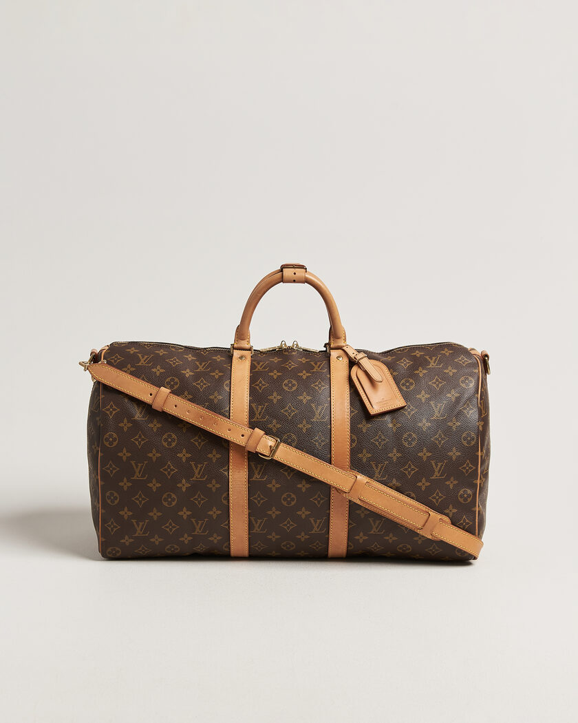 Louis Vuitton Pre-Owned Keepall Bandouliére 50 Monogram – Marrone