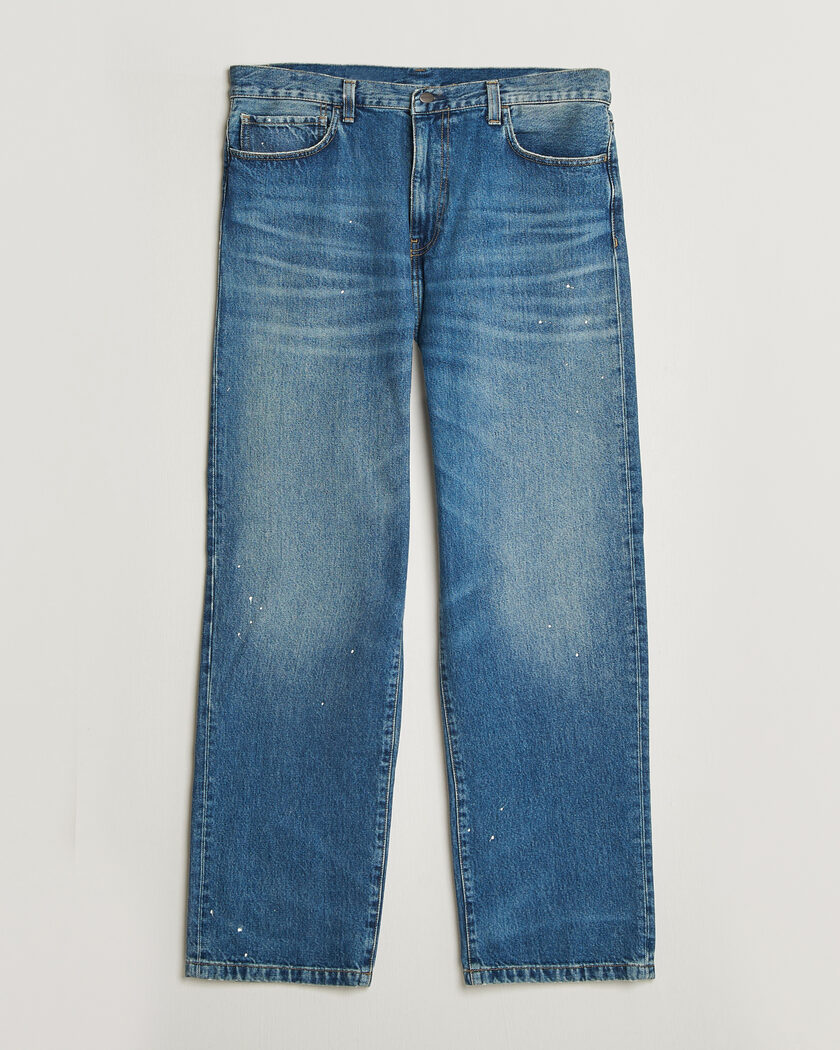 Carhartt WIP Landon Distressed Pant Blue – Blu