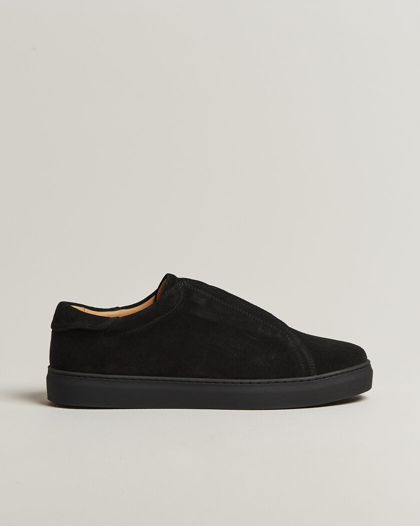 Myrqvist Alnö Monochrome II Sneakers Black Suede – Nero