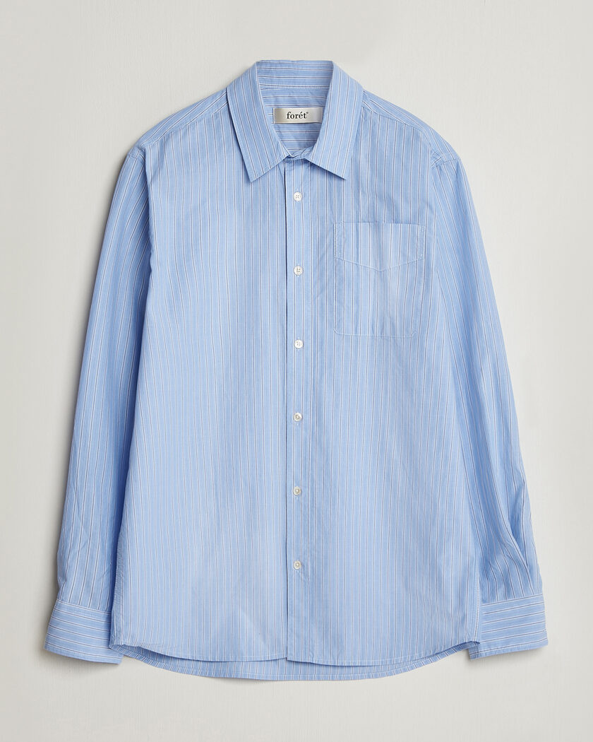 Forét Maple Regular Fit Poplin Shirt Light Blue – Blu