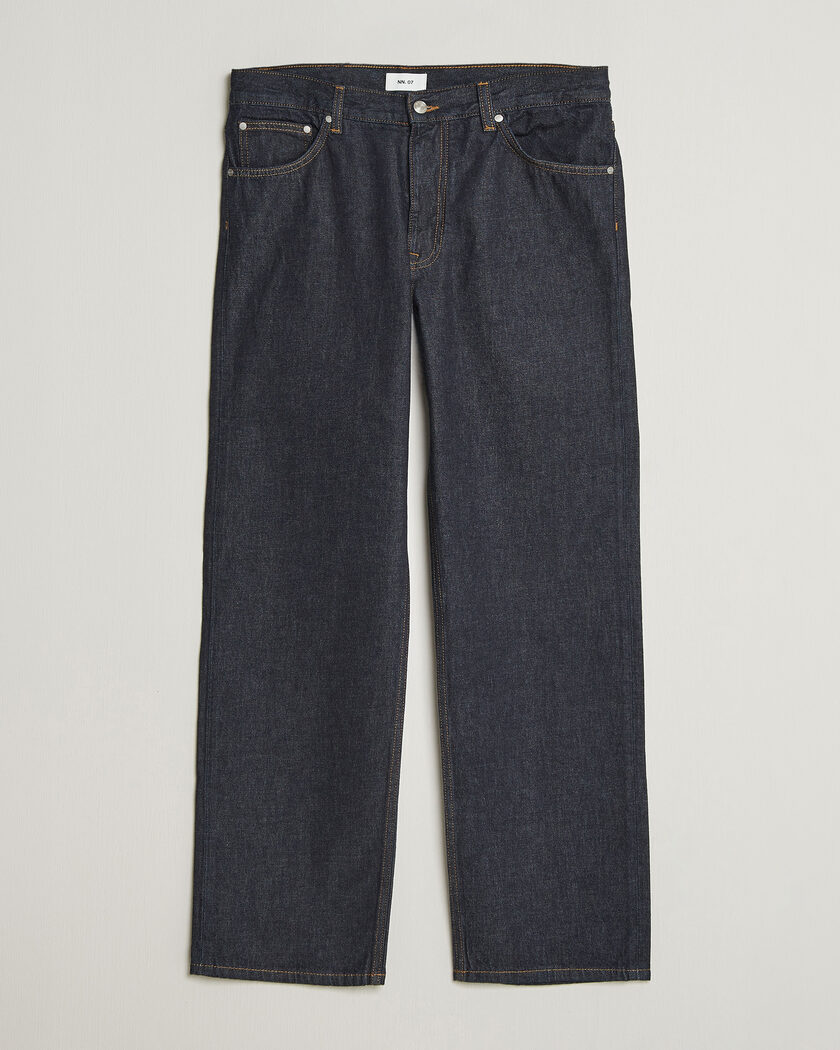 NN07 Otis Relaxed Fit Jeans Raw Indigo – Blu