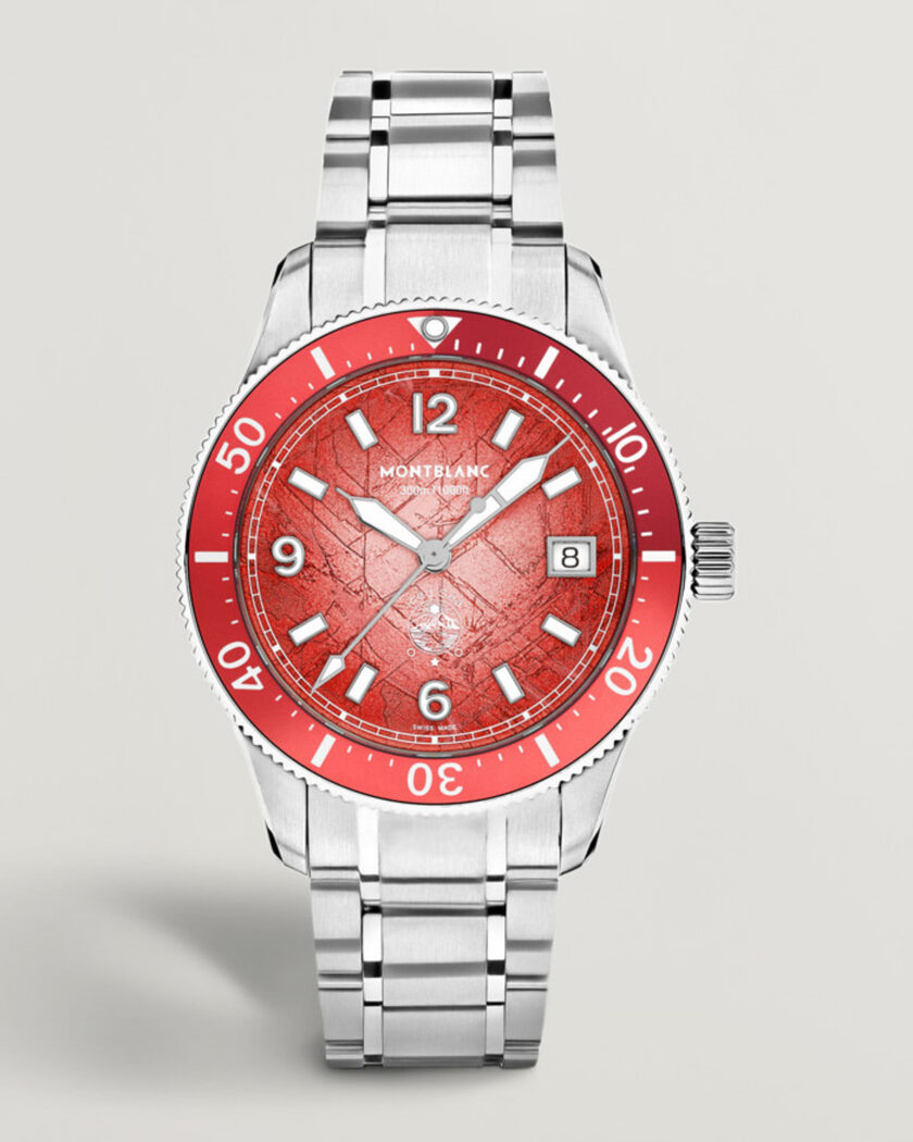 Montblanc Iced Sea Automatic Date 0 Oxygen Limited Red – Rosso