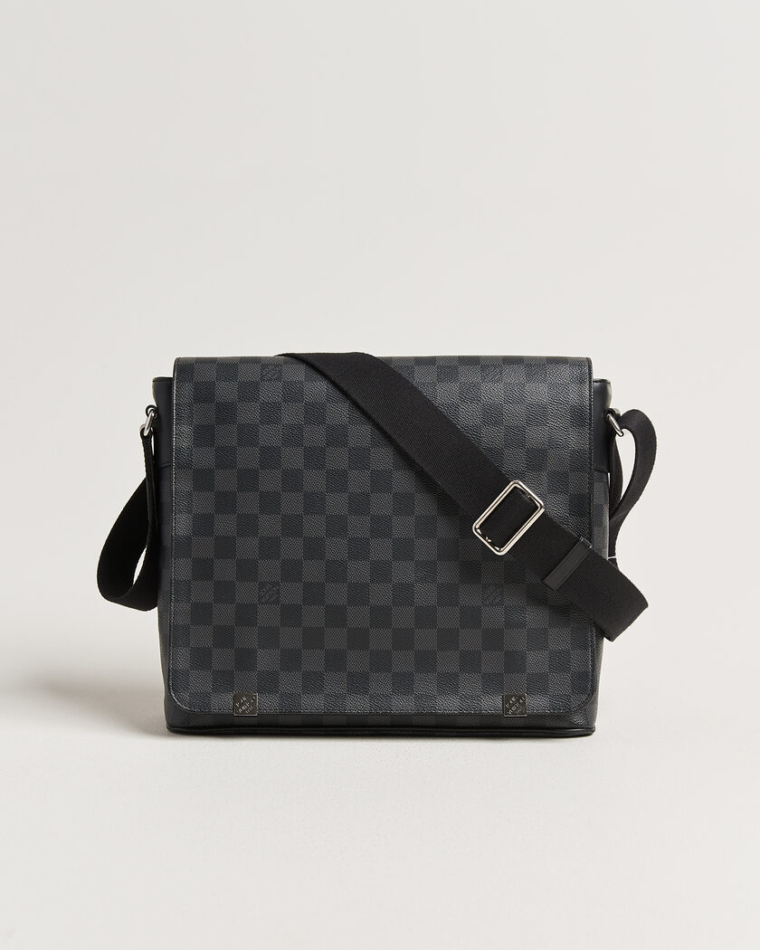Louis Vuitton Pre-Owned Louis Vuitton District Messenger Bag MM Damier Graphite – Nero