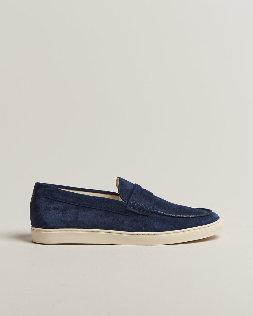 Brunello Cucinelli Penny Loafers Midnight Blue – Blu