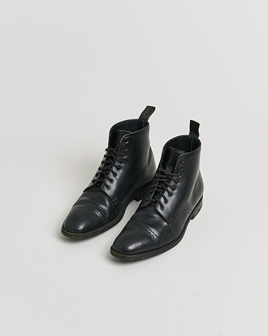 Pre-owned Loake 1880 Hyde Boot Black Calf UK10,5 - EU44,5 – Nero