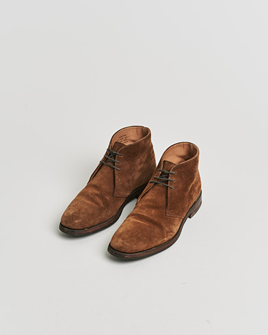 Pre-owned Loake 1880 Kempton Chukka Boot Brown Suede UK7 - EU41 – Marrone