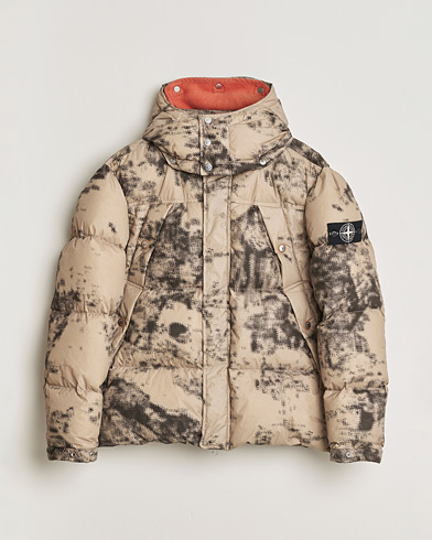 Pre-owned Stone Island Thermo Sensitive Camo Down Jacket Dove Grey L – Grigio