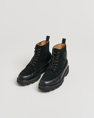 Pre-owned Grenson Anton Suede Boot Black UK7 - EU41 – Nero