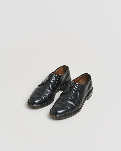 Pre-owned Allen Edmonds Leeds Shell Cordovan Derby Black US8,5 - EU42 – Nero