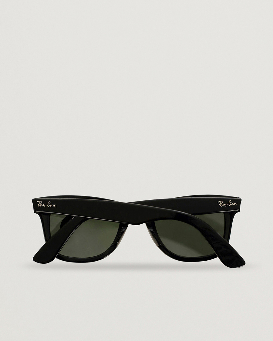 Uomini | Occhiali da sole | Ray-Ban | Original Wayfarer Sunglasses Black/Crystal Green