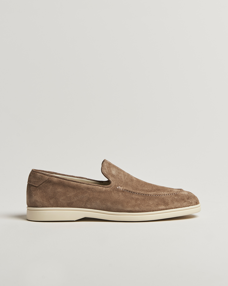 Uomini | Mocassini | CQP | Debonair Suede Loafers Tabac