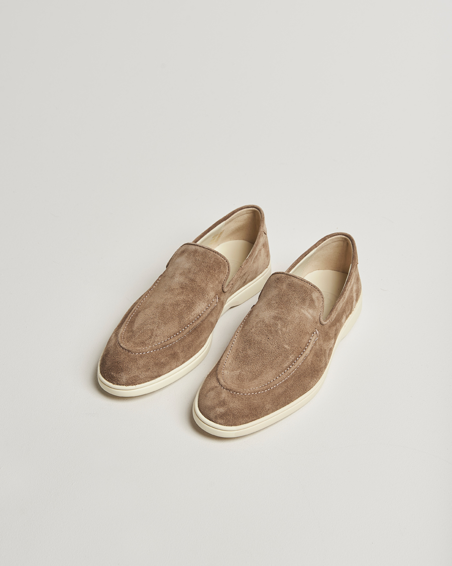 Uomini | Mocassini | CQP | Debonair Suede Loafers Tabac